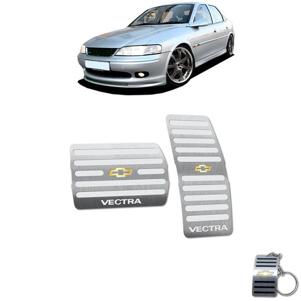 Pedaleira Automático Chevrolet Vectra 1996 Até 2005 Aço Inox - Jr