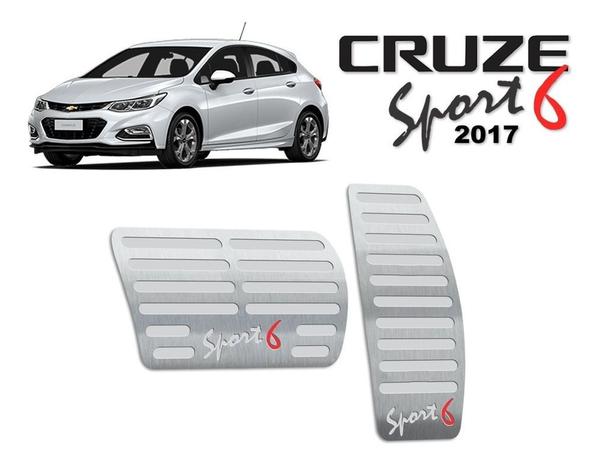 Pedaleira Automático Cruze Sport6 2017 a 2020 Prata - Jr