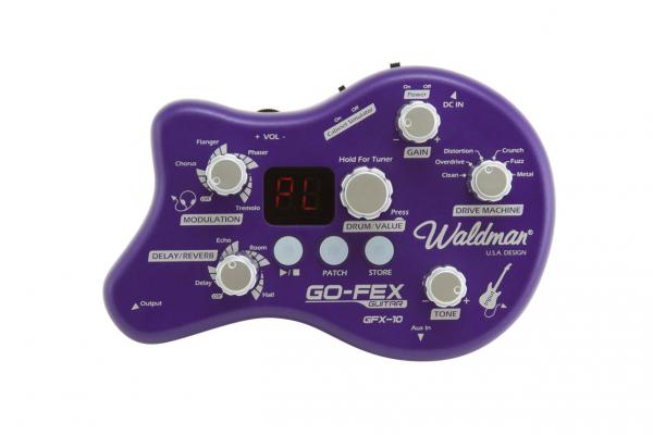 Pedaleira de Efeitos para Guitarra Gfx-10 Waldman