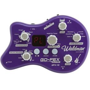 Pedaleira Multiefeitos Waldman Go-Fex Guitar GFX-10