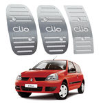 Pedaleira Renault Clio Manual 2000 Até 2012 Aço Inox