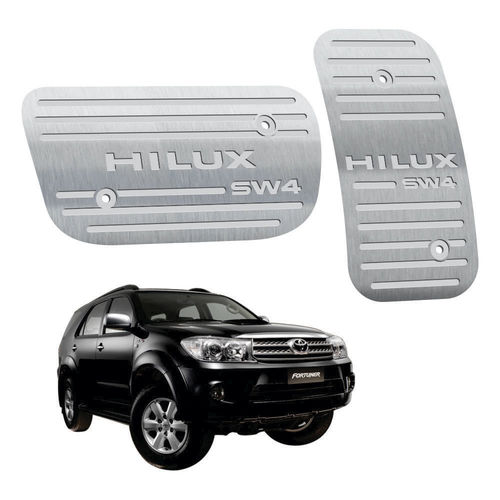 Pedaleira Toyota Hilux Sw4 Automático 2006 Até 2015 Aço Inox