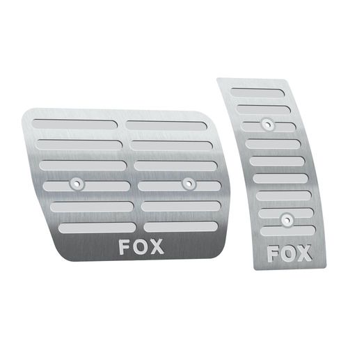 Pedaleira Volkswagen Fox Automático 2015 Até 2019 Aço Inox
