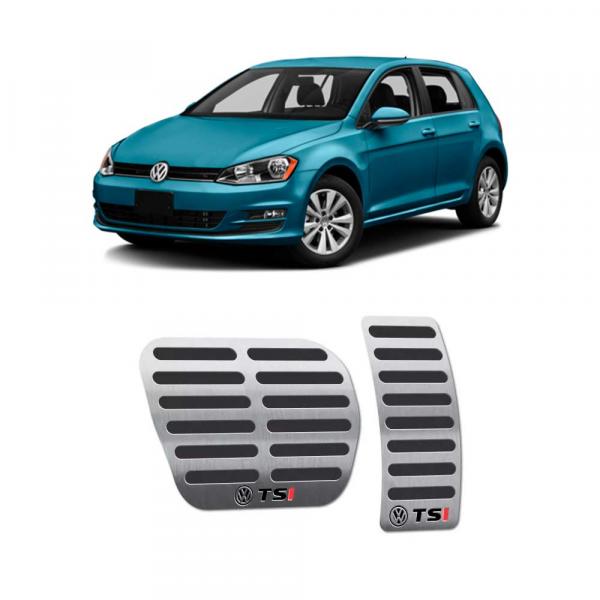 Pedaleiras Automático Volkswagen Golf Tsi 2014/2019 I Preto - Jr
