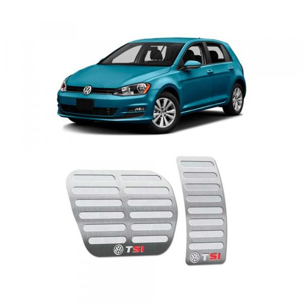 Pedaleiras Automático Volkswagen Golf Tsi 2014/2019 SI Prata - Jr