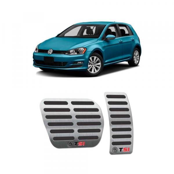 Pedaleiras Automático Volkswagen Golf Tsi 2014/2019 SI Preto - Jr