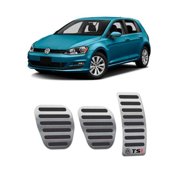 Pedaleiras Manual Volkswagen Golf Tsi 2014/2019 I Preto - Jr