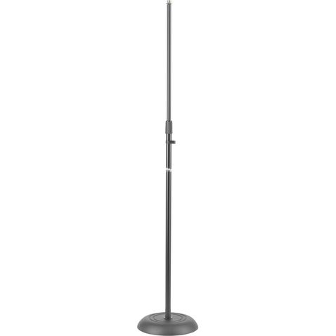 Pedestal Microfone Stagg Mis 1120 Base Redonda Solida Bk - Preto