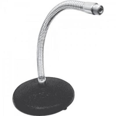 Pedestal para Microfone de Mesa Haste Flexível Base Redonda D15 CSR