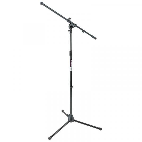 Pedestal para Microfone Euro Boom Preto MS7701B - On Stage