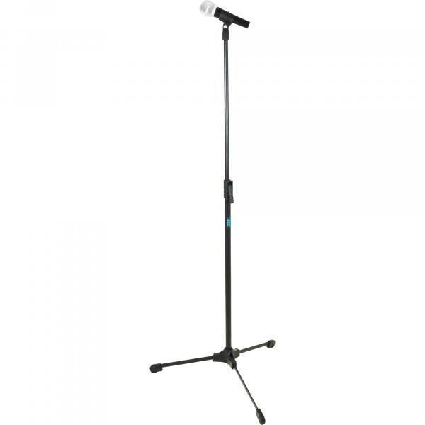 Pedestal Reto P/ Microfone Ideal para Estúdio TPR Preto ASK