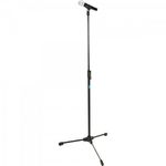 Pedestal Reto P/ Microfone Ideal para Estúdio Tpr Preto Ask