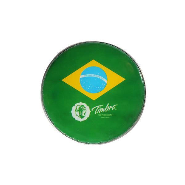 Pele Batedeira 11 Pol Leitosa Bandeira do Brasil P3 Timbra