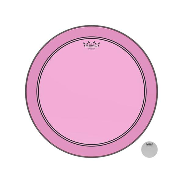 Pele Bumbo 18 Pol Powerstroke 3 Colortone Transp Pink Remo