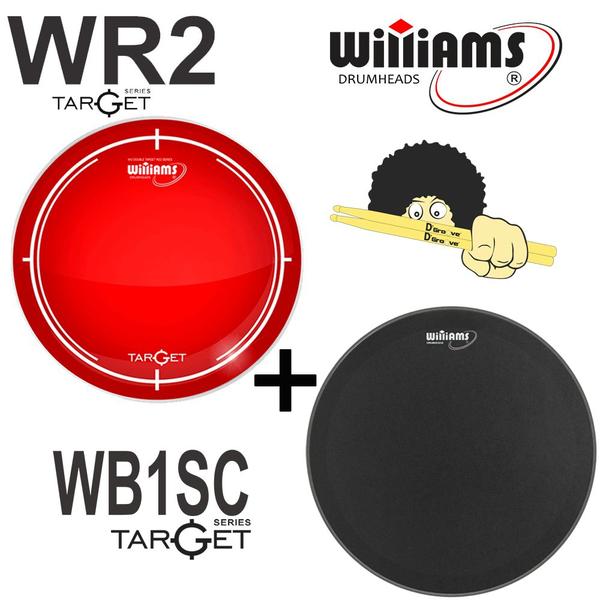 Peles Williams TARGET WR2 Duplo Filme RED - 22 WR2(Batedeira) WB1SC(Resposta)