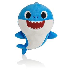Pelúcia Musical Baby Shark Azul - 30 Cm