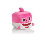 Pelúcia Musical Baby Shark Cubo Rosa - Toyng 39258