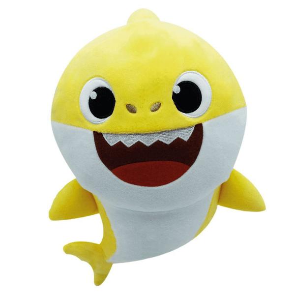 Pelúcia Toyng Musical Baby Shark com 30 Cm Amarelo - 3926
