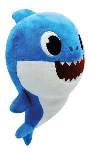 Pelúcia Toyng Musical Baby Shark com 30 Cm Azul - 3926