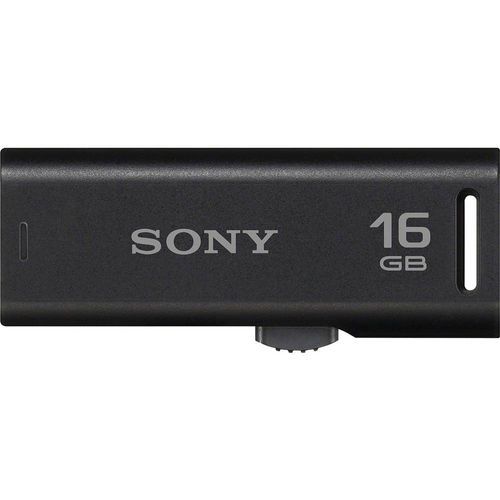 Pendrive USB 2.0 - Sony Retratil Preto - Multilaser - 16GB - USM16GR