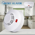 Photoelectric Smoke Alarm LED piscando & Detector Alerta som de aviso de fumaça para Home School Hotel