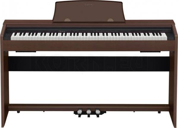 Piano Casio Privia Digital Marrom Modelo Px-770bnc2-br