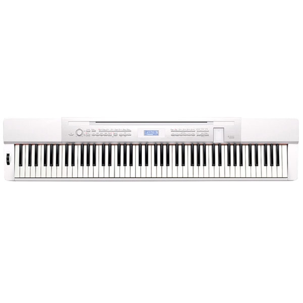 Piano Digital 88 Teclas Metalico e Branco Px-350We Casio