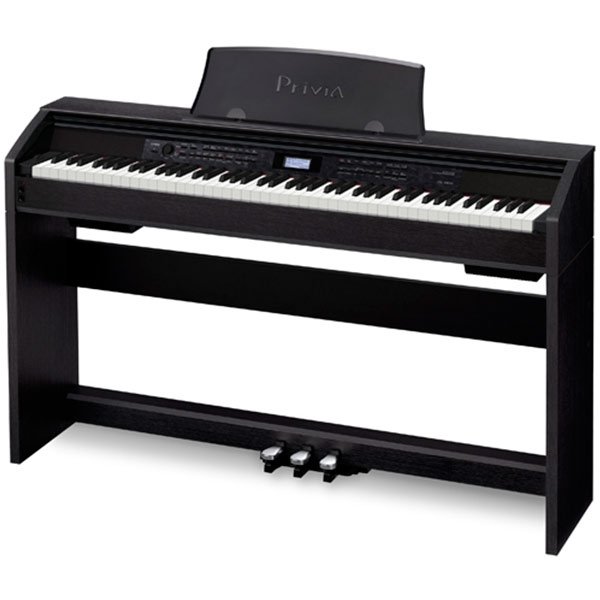 Piano Digital 88 Teclas Privia Polifonia 128 Px-780bk Casio