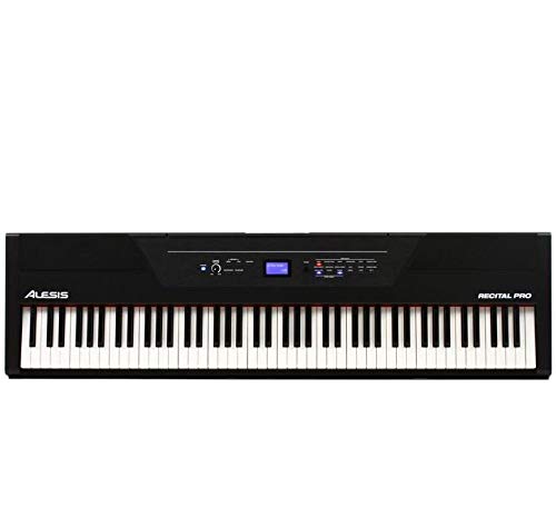 Piano Digital Alesis Recital Pro 88 Teclas Pesadas