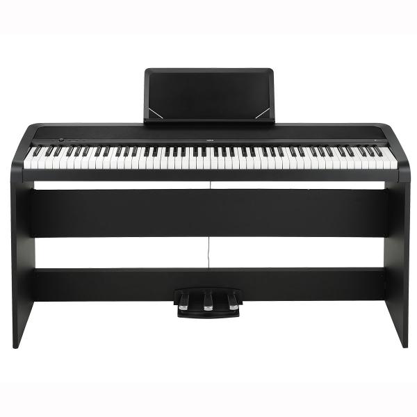 Piano Digital B1-SP BK Korg com Estante + Pedal e Fonte Original