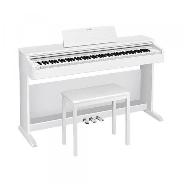 Piano Digital Casio Celviano AP-270 Branco com Estante - Casio