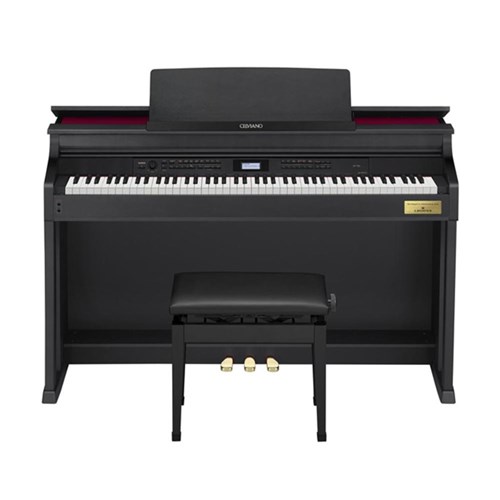 Piano Digital Casio Celviano Ap-700 Bk Preto + Banqueta de Piano, Adaptador Ca, Caderno Partitura, Suporte Fone Ouvido - Casio