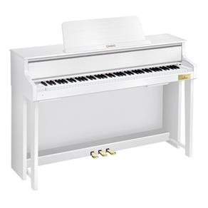 Piano Digital Casio CELVIANO Grand Hybrid GP-300WE - Branco, , com Teclas Sensitivas - Bivolt