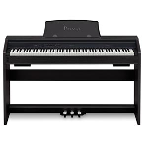 Piano Digital Casio Privia PX-760 Preto, 88 Teclas, com Fonte e Teclas Sensitivas
