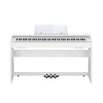 Piano Digital Casio Privia Px-770 Bn Branco, 88 Teclas, C/Fonte Bivolt e Teclas Sensitivas