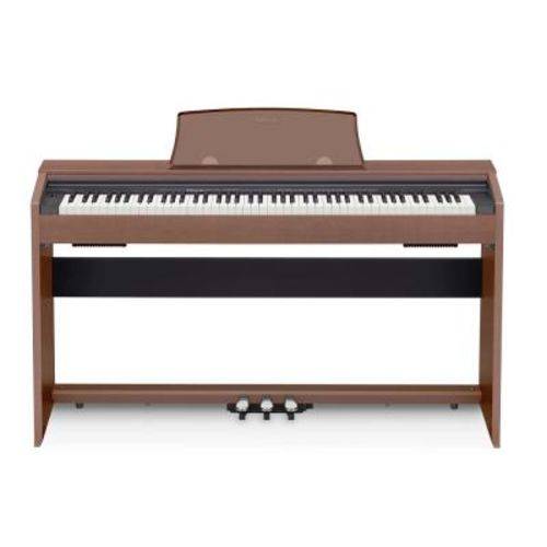 Piano Digital Casio Privia Px-770 Bn Marrom, 88 Teclas, C/Fonte Bivolt e Teclas Sensitivas