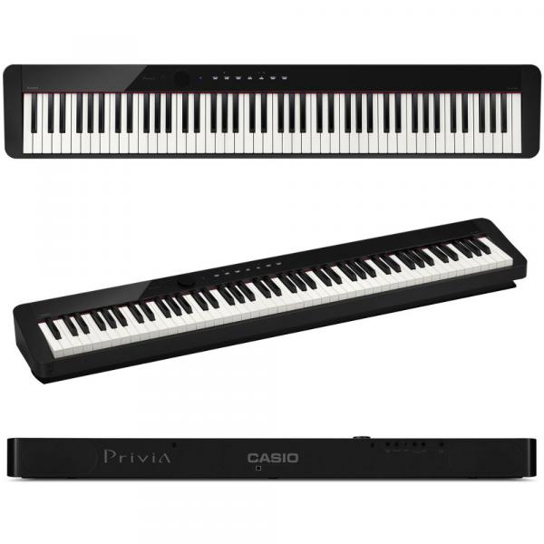 Piano Digital Casio Privia PX-S1000 BK Preto 88 Teclas 5 Níveis de Sensibilidade - Casio