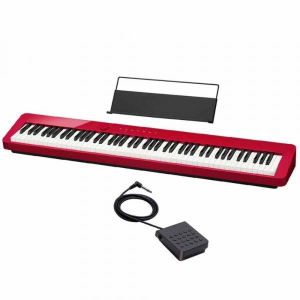 Piano Digital Casio Privia Px-S1000 Rd Vermelho + Fonte e Suporte Partitura - Casio