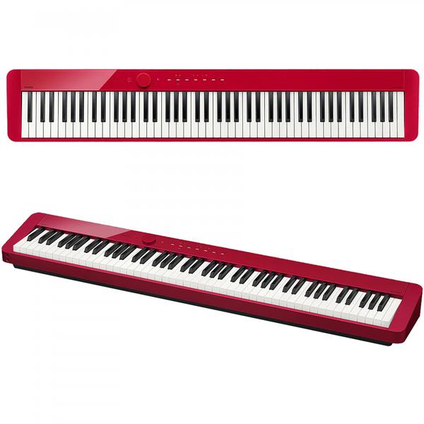 Piano Digital Casio Privia PX-S1000RDC2-BR Vermelho