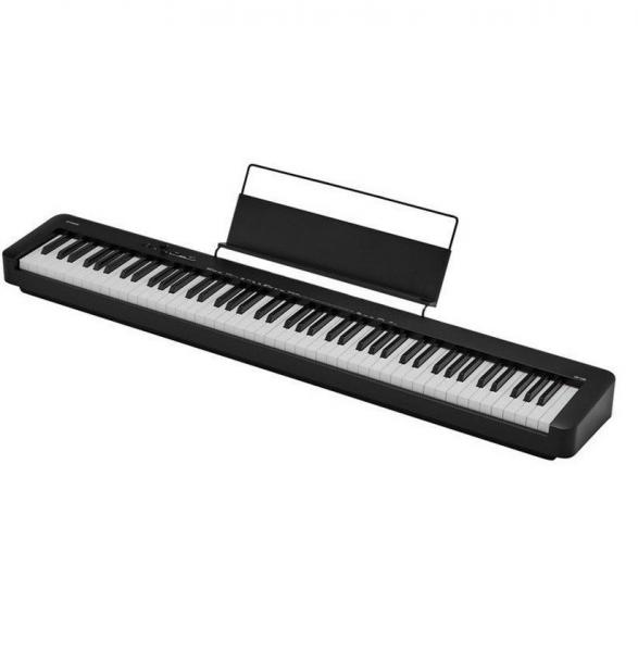 Piano Digital CDP-S100 BK CASIO 88 Teclas - Funciona Também com Pilhas - Acompanha Pedal e Fonte