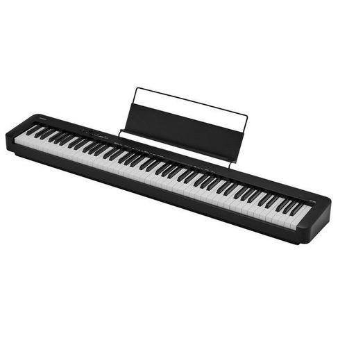 Piano Digital CDP-S100 BK CASIO 88 Teclas - Funciona Também com Pilhas - Acompanha Pedal + Fonte