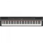 Piano Digital Compacto C/ Fonte P125b Preto Yamaha