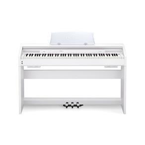 Piano Digital Privia com 88 Teclas, 3 Níveis de Sensibilidade e 128 de Polifonia Px-760We Casio
