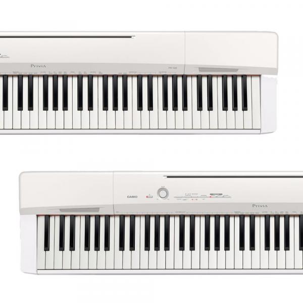 Piano Digital Privia Px-160 We Px160 Branco Px 160 88 Teclas + Pedal, Suporte e Adaptador Ca - Casio