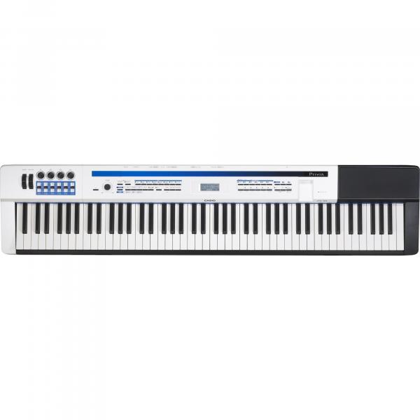Piano Digital PX 5S Branco 88 Teclas - 256 Polifonias - MIDI/USB + Fonte + Pedal SP3 - Casio