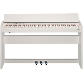 Piano Digital Roland F-140R WHL, Branco - 88 Teclas, Fonte e Teclas Sensitivas - Bivolt
