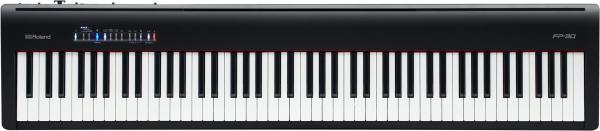 Piano Digital Roland FP-30 Preto 88 Teclas