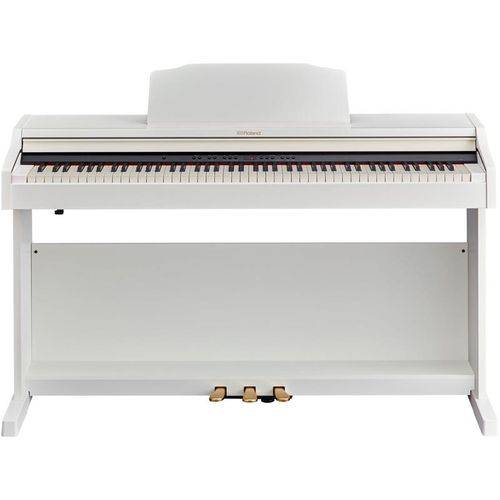 Piano Digital Roland Rp501r Wh Branco com Estante e Banco