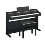 Piano Digital Yamaha Arius YDP164 Preto com Banco