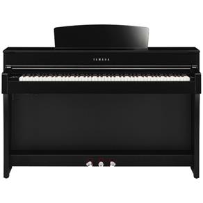Piano Digital Yamaha Clavinova Clp-645 Polished Ebony com Estante e Banco